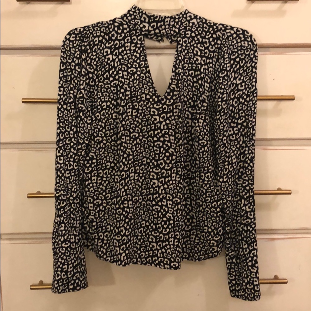 H&M Leopard Blouse